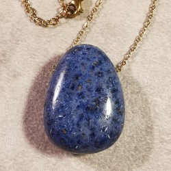 Dumortiérite - Pendentif pièce unique 2 - 6ème chakra